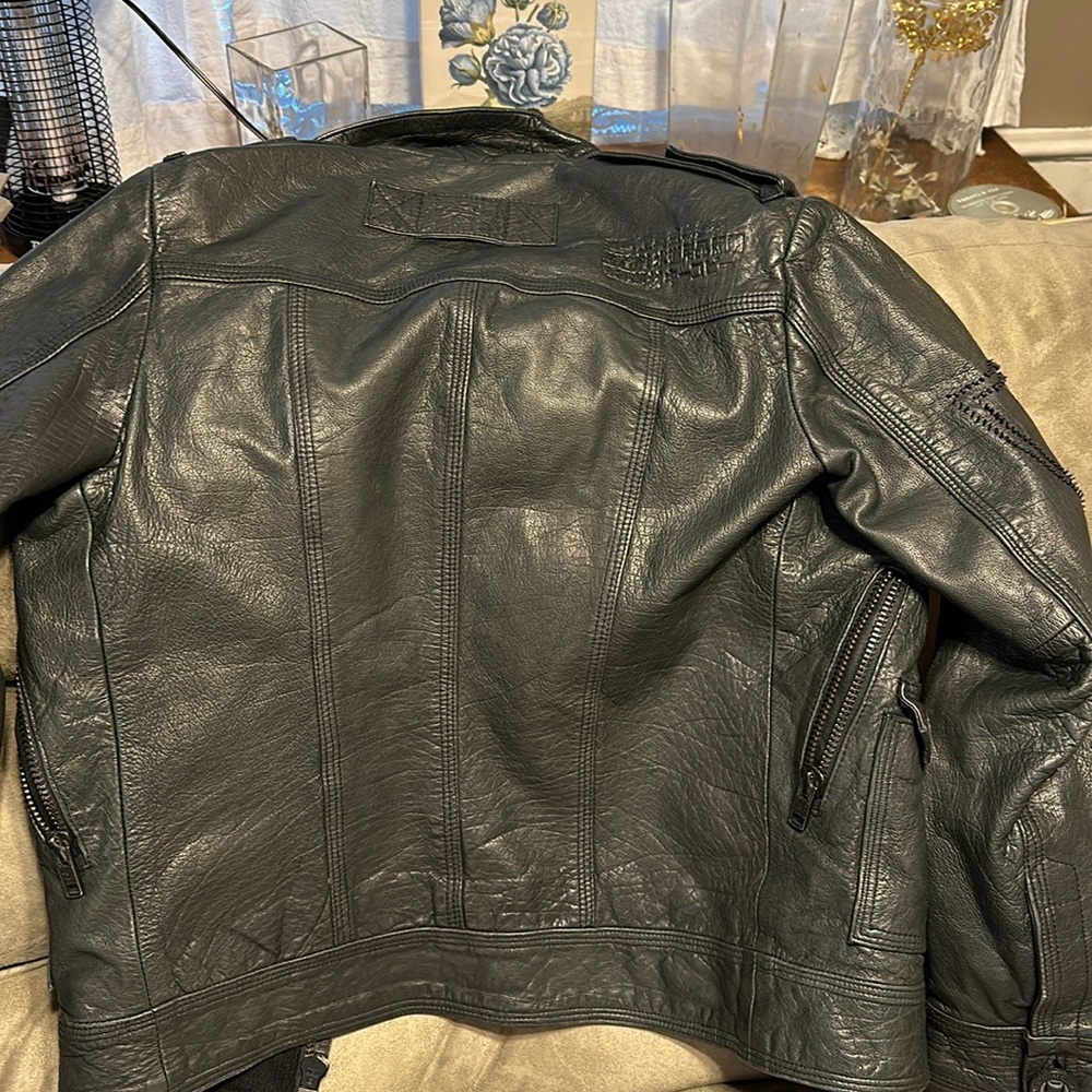 Superdry ‘Ryan’ Leather Bumberjacket Perfect Cond… - image 4
